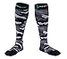 HOYISOX Compression Socks 20-30 mmHg for Men and Women, Running and Athletic Use, Recovery Fast (Black/Grey, Large)