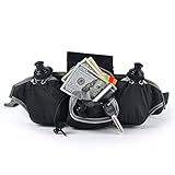 KSCAT Hydration Running Belt Fanny Pack Waist Pack Waterproof Running Belt with 2 BPA Free Water Bottles for iPhone 7/6S Plus Galaxy S6 S7 Note 6 for Running Hiking Cycling Travelling