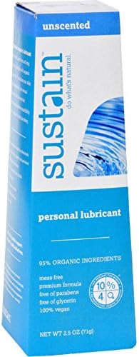 Sustain Personal Lubricant Unscented 2.5 Oz