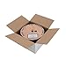 Cables Direct Online RG6 Coaxial Cable Dual Shield Bulk, 18 Gauge Copper Clad Steel (CCS) Conductor, Aluminum Braid, PVC Jacket, Reel Box, 500ft, Black