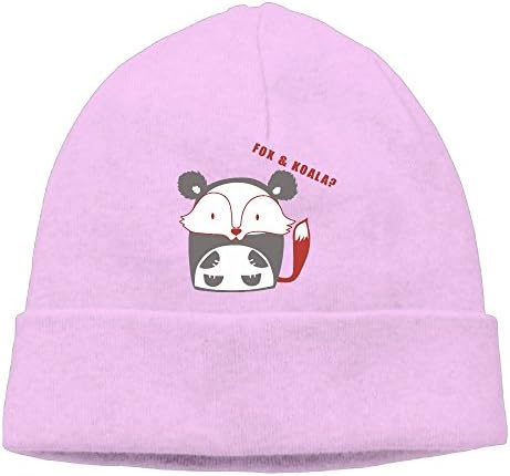 Fox and Koala Unisex Fashion Beanie Knit Hat Cap Colorkey