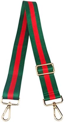 Multicolor Canvas Wide Strap Replacement Purse Strap Replacement Removable Crossbody Strap for Handbags
