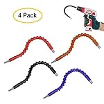 4-Pcs-Flexible-Drill-Bit-Extension-Screwdriver-Soft-Shafts-116-inch-FineGood-Universal-Drill-Connection-Black-Red-Blue-Orange