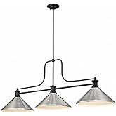 Z-Lite 725-3MB-MBN Melange Pendant, 3-Light 300 Total Watts, Matte Black