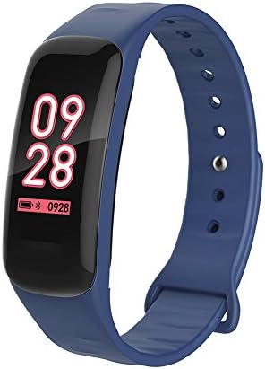 Hollited 【Smart Sport Bracelet】 Dynamic Display Wristband Sweatproof Watch Fitness Tracker with Heart Rate Blood Pressure Monitor Watch