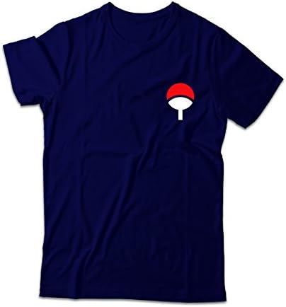 Khatte Angoor Naruto Uchiha Sharingan Printed Regular Fit Cotton T Shirt for Men and Women