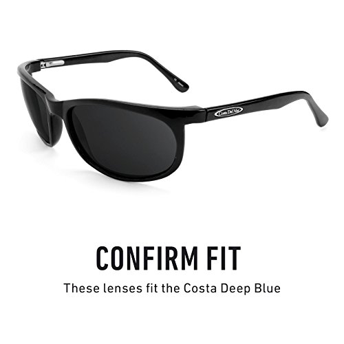 Revant Replacement Lenses for Costa Deep Blue Polarized Elite Oxbow Amber MirrorShield