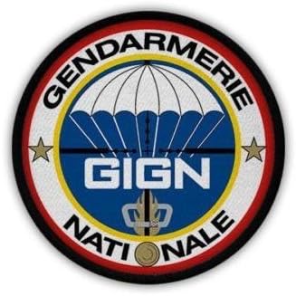 GIGN FRANCE GENDARMERIE NATIONALE Army Special Forces Embroidery Velcro Patch