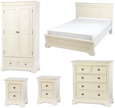 Azura Furniture Banbury White Bedroom Set: Amazon.co.uk: Kitchen & Home