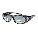 Polarized Sunglasses Fit Over Glasses for Small Glasses Oval Frame Mix Print