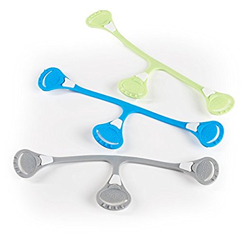 [Boy 3 pack] Snappi Cloth Diaper Fasteners - Replaces Diaper Pins - Use with Cloth Prefolds and Cloth Flats