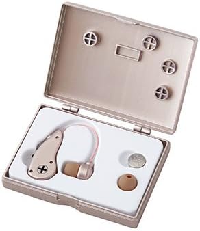 OHFILA Mimitakara Hearing Amplifier BTE Type Battery Operated with Free Carrying case and 2 Ear Plugs