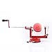 Apple Peeler Masione Slicer & Corer/Peel, Slice & Core W/Suction Base for Everyday Kitchen Use (Red)