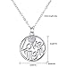 Mom Necklace for Mom Color Change Fluorescent Noctilucent Charm Pendant