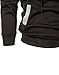 Mooncolour Mens Novelty Color Block Hoodies Cozy Sport Autumn Outwear 0163_black US Large