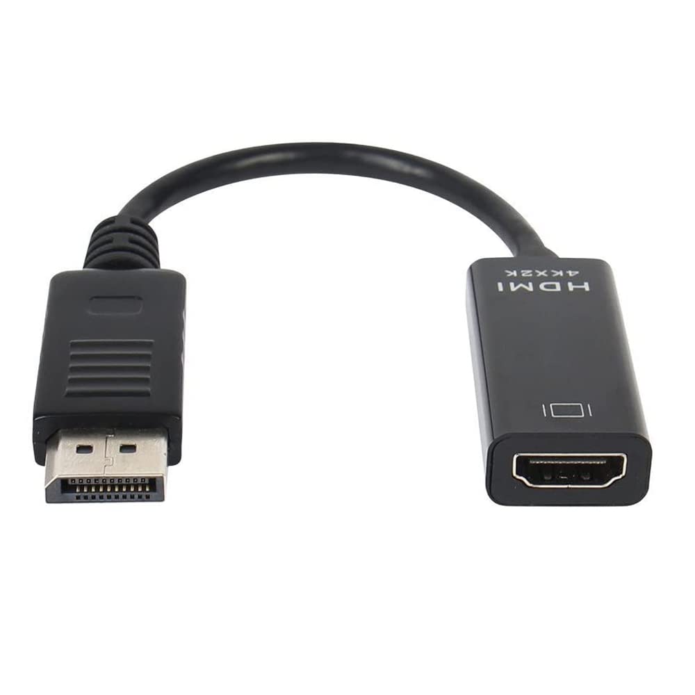 VMOJO DisplayPort to HDMI Adapter, DisplayPort Male to HDMI Female Adapter Cable Support 4K 60HZ 3D for Display Port Enabled Desktops and Laptops to Connect to HDMI Displays Adapter