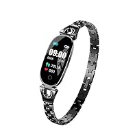 Bermunda Fitness Tracker for Women, Fitness Tracker with Fitness Tracker HR, Activity Tracker Watch with Heart Rate Monitor/Blood Pressure/Sleep Monitor, Sport Watch with 8 Sport Mode-Black