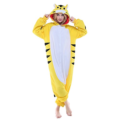 NEWCOSPLAY Tiger Costume Sleepsuit Adult Pajamas