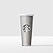 Starbucks Venti White Glitter Cold Cup, 24 fl oz