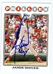 Jamie Moyer autographed Baseball Card (Philadelphia Phillies) 2008 Topps #173