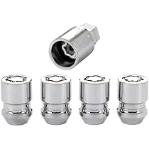 MCGARD 24157 Chrome Cone Seat Wheel Locks (M12 x 1.5 Thread