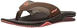 Reef Women's Fanning Lux Sandal, Brown, 8 M US