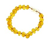 RAW AMBER BRACELET Amberbeata Certified 100% Genuine Baltic Amber Teething Bracelet Raw and Anklet Baby Beads for Teethers
