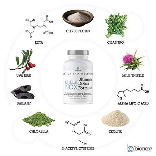 Bionox EDTA Detox Support Supplement, +Liver & Kidney Support