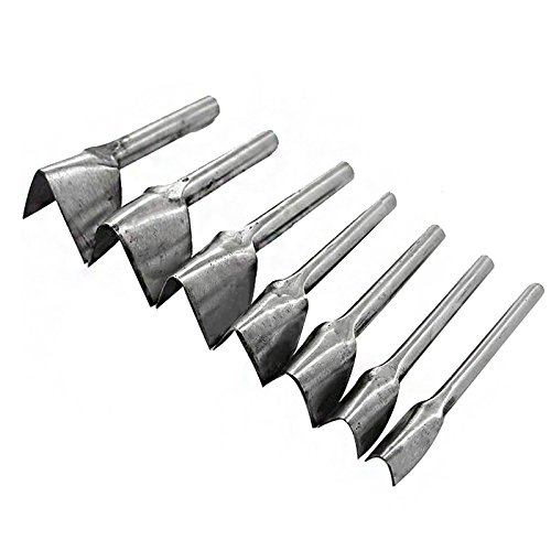 Grocery House 6Pcs Leather Craft Belt Strap Wallet 15-40MM Punching Cutter (V Shape)