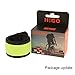 Higo LED Armband, Light Up Sports Safety LED Slap Bracelets, Party Favor Glowing Event Wristabnds for Running, Cycling, Jogging, Hiking(Green 35cm)