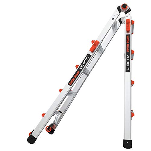 Little Giant Ladders, Velocity With Wheels, M17, 17 Ft, MultiPosition