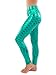 Tipsy Elves Women's Mermaid Leggings - Mermaid Halloween Costume Tights Female (Small) Green