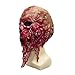 Wellin Adult Kids Bloody Horror Melted Face Scary Halloween Latex Mask (Bloody Face)