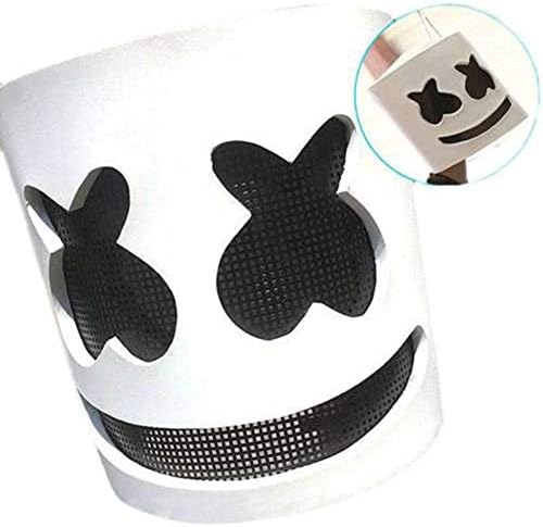 Miju Marshmallow helmet mask Music Festival Helmets Novelty Costume Party Mask Party Props Full Head Mask DJ Mask Party Music Festival Helmets