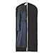 EZOWare (Set of 4 60 inch Garment Bag, Black Foldable Breathable Garment Suit Dress Jacket Coat Shirt Dust Cover Travel Bag