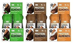 Image of Optimum Nutrition Protein Almonds Chocolate Covered Variety Pack (Variety)
