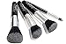 Aesthetica Cosmetics 4-Piece Premium Synthetic Contour and Highlight Makeup Brush Set for Powder, Foundation, Blending, Contouring and Highlighting Includes Carry Case- Vegan and Cruelty Free