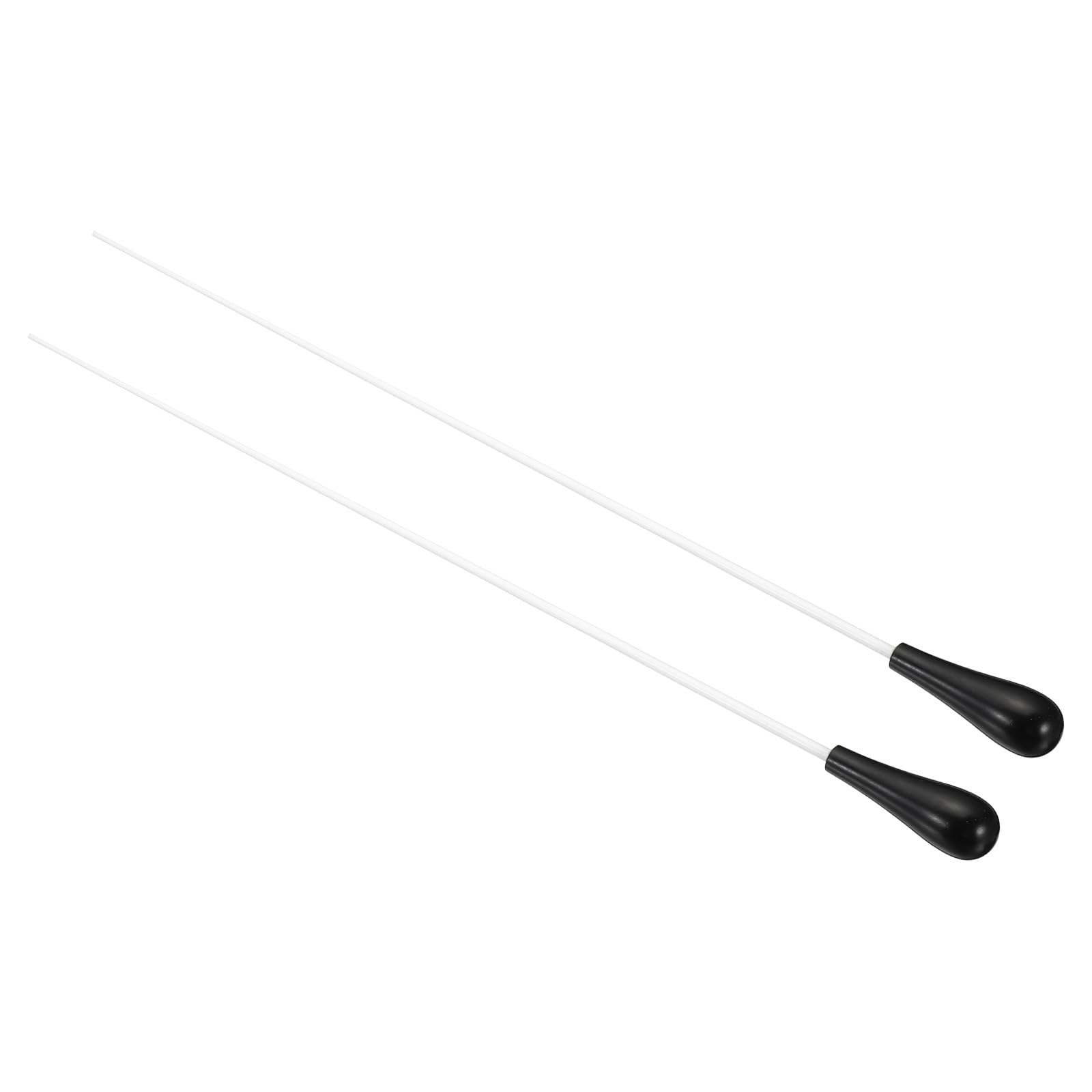 PATIKIL 38cm/15Inch Music Conductor Baton,2Pcs Orchestra Baton Wood Handle for Singing Leader Music Director Black