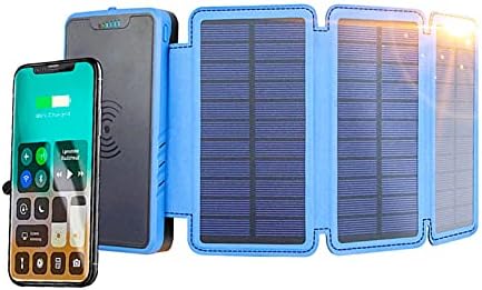 Premiumwire Solar Power Bank 2022 – Portable USB Charger For IPhone Samsung & More