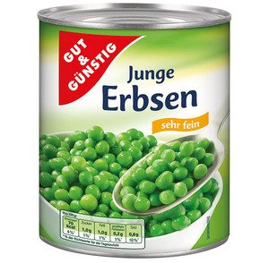 <span>Junge Erbsen - Gut & Günstig - 280g (4311596438914)