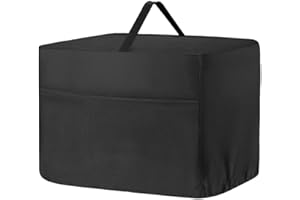 Meat Slicer Cover for 8"/10"/12" Slicer Machines, Heavyduty 600D Oxford Fabric, Water Dust Proof with Pocket Handle, for Most