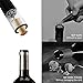 QcoQce Cordless Automatic Wine Opener - Electric Wireless Bottle Opener - Battery-Operated Corkscrew - With Foil Cutter / Stand and Batteries Included