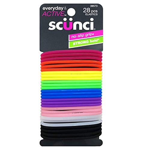 Scunci No-Slip Grip Gel Evolution Ponytailers Elastics