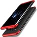 AICase Galaxy S8 Plus Case, 3 in 1 Ultra Thin and Slim Hard PC Case Anti-Scratches Premium Slim 360 Degree Full Body Protective Cover for Samsung Galaxy S8 Plus Case (6.2'')(2017) (Red+Black)