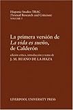 La Primera version de `la vida es sueno', de Calderon, Calderón de la Barca, Pedro, 0853230889