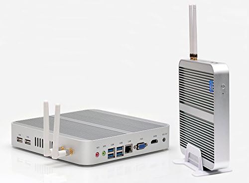 KINGDEL i5-4200U CPU PC, Mini Computer with 16GB RAM, 128GB SSD, HD, VGA, 4*USB 3.0, Fanless, Metal Case