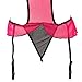 Lisli Woman Perspective Rose Lingerie Deep V Neck Sleepwear Dress