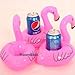Boubron Pink Flamingo Super Cool Inflatable Drink Holder (4 Pack)
