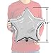Crescent Moon Shaped Mylar Balloons 36 inch Moon and Star Party Balloons Pack of 18 for Birthday Party Anniversary Celebrate Parties Wedding Baby Shower Decorations (Gold and Silver)