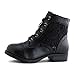 Kali Girls Lace Up Flower Embroider Ankle Boots (Little Kid)